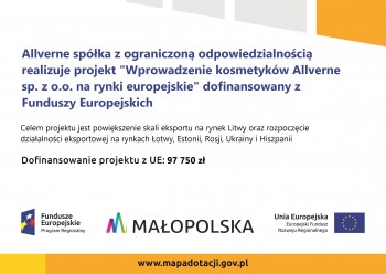 ALLVERNE Z PROJEKTEM UNIJNYM